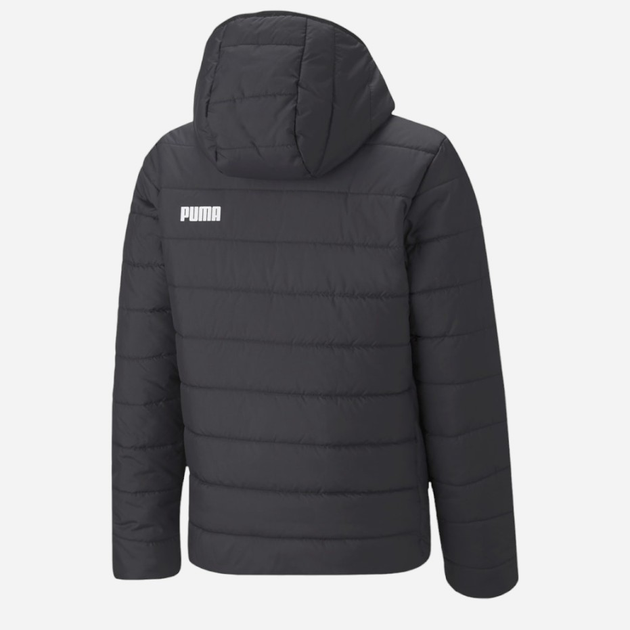 Kurtka chłopięca przejściowa Puma Ess Hooded Padded Jacket 670559-01 104 cm Czarna (4065449046343) - obraz 8