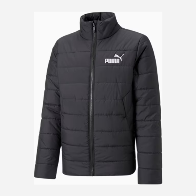 Kurtka młodzieżowa chłopięca przejściowa Puma Ess Padded Jacket 84985701 176 cm Czarna (4064537658987) - obraz 1