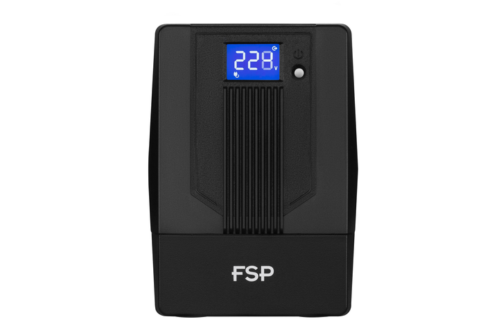 Джерело безперебійного живлення FSP iFP650 650VA/360W LCD дисплей USB 2xSchuko Чорний (PPF3602800) - зображення 3