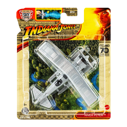Тематична Машинка Matchbox River Flyer Indiana Jones Sky Busters 1:64 HHT34/HVM41 Grey - Фото 1 Тематична Машинка Matchbox River Flyer Indiana Jones Sky Busters 1:64 HHT34/HVM41 Grey - зображення 1