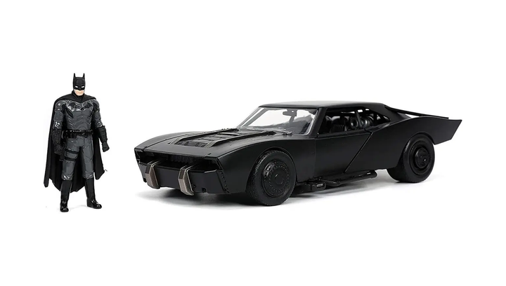 Машинка Jada Batman (2022) Бэтмобиль с Фигуркой Бэтмена 1:24 Black - Фото 3 Машинка Jada Batman (2022) Бэтмобиль с Фигуркой Бэтмена 1:24 Black - изображение 3