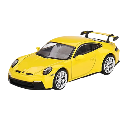 Машинка Premium MINI GT Porsche 911 (992) GT3 1:64 Yellow