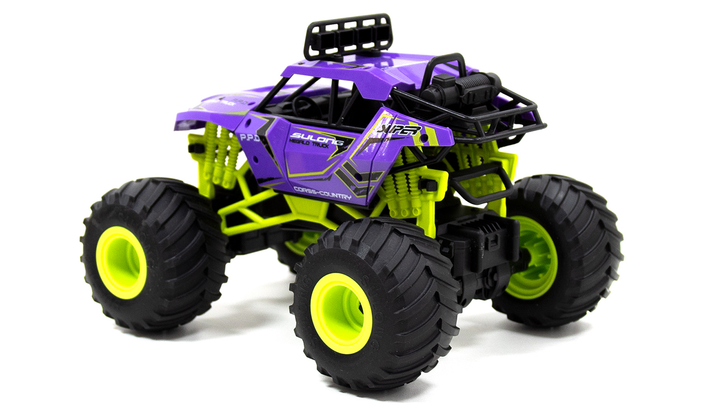 Машинка Радіокерована KS Drive Bigfoot Off-road 27MHz 1:16 Violet - зображення 3