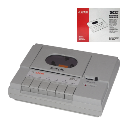 Магнитофон Проводной Atari 800 XL XC12 Program Recorder Grey 0.5m + Коробка Б/У - Фото 1 Магнитофон Проводной Atari 800 XL XC12 Program Recorder Grey 0.5m + Коробка Б/У - изображение 1
