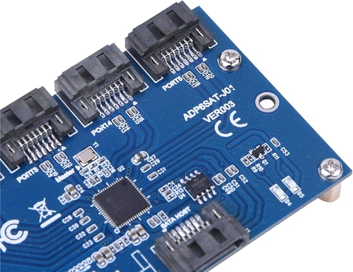 Разветвитель SATA 1 to 5 Fovore Port Multiplier карта расширения