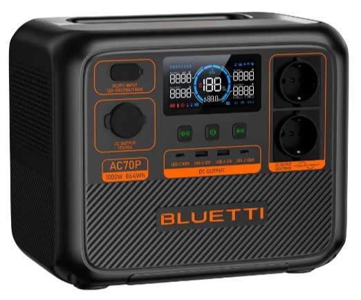 Зарядна станція Bluetti AC70P (Global) - Фото 4 Зарядна станція Bluetti AC70P (Global) - изображение 4