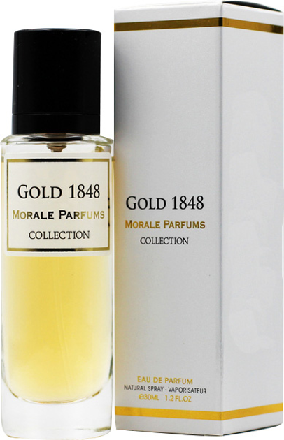 Акція на Парфумована вода для жінок Morale Parfums Gold 1848 версія Clive Christian 30 мл (3917646779870/4820269861046) від Rozetka