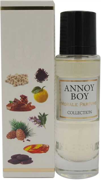 Парфюмированная вода Morale Parfums Annoy Boy 30 мл (4820269862296) - Фото 1 Парфюмированная вода Morale Parfums Annoy Boy 30 мл (4820269862296) - изображение 1