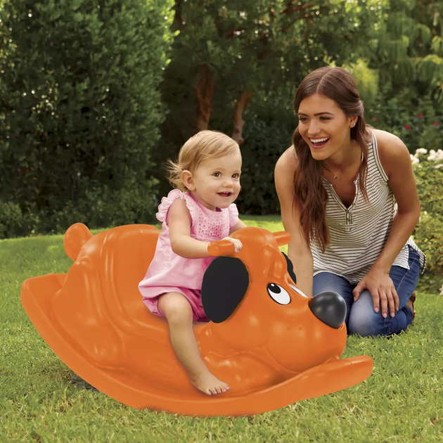 Пес-гойдалка Little Tikes Rocking Puppy помаранчева (0050743174278) - зображення 3