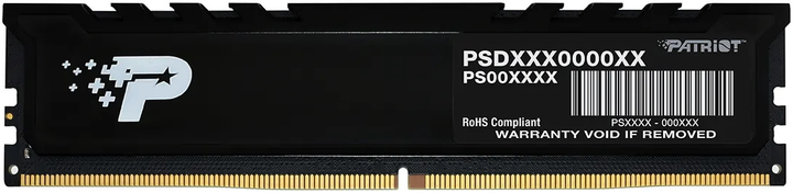 Оперативна пам'ять Patriot DDR5-5600 16384MB PC4-44800 Signature Line Premium Black (PSP516G560081H1) - зображення 1