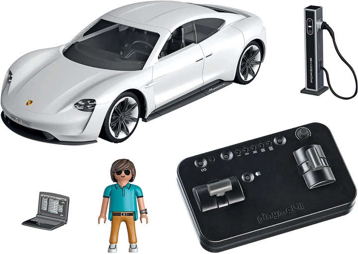 Машинка на дистанційному управлінні Playmobil Porsche 70765 Porsche Mission E (4008789707659) - зображення 3