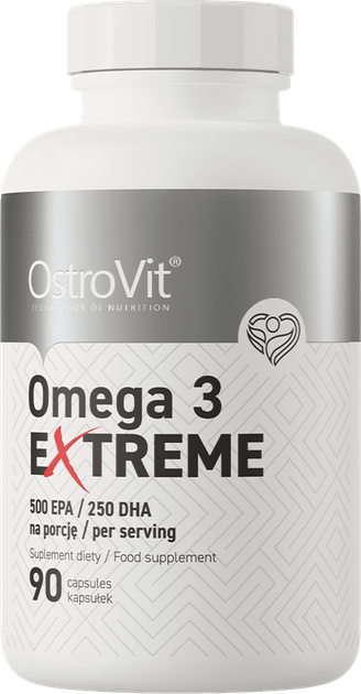 Харчова добавка OstroVit Omega 3 Extreme 90 капсул (5903246228809) - зображення 1