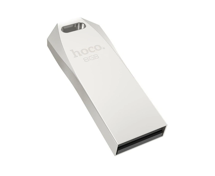 Флешка ЮСБ Hoco UD4 8 Gb USB Flash Drive 2.0 память 8 Гб Steel Intelligent флеш-накопитель USB2.0 емкость 8Гб - изображение 3
