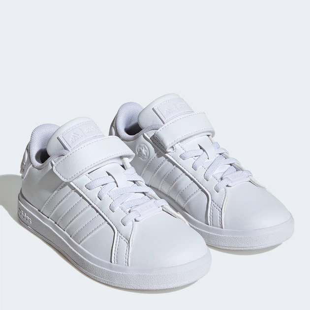 Детские кеды для мальчика Adidas Star Wars Grand Court 2.0 El C IH7576 28 Белые (4067888909760) - Фото 3 Детские кеды для мальчика Adidas Star Wars Grand Court 2.0 El C IH7576 28 Белые (4067888909760) - изображение 3