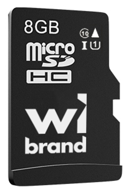 Карта памяти Wibrand microSDHC 8GB Class 10 UHS-I U1 (WICDHC10/8GB) - изображение 1