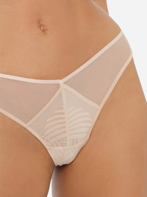 Majtki stringi damskie siateczkowe Esotiq Nacre 41421-08X XL Beżowe (5903972269718) - obraz 5