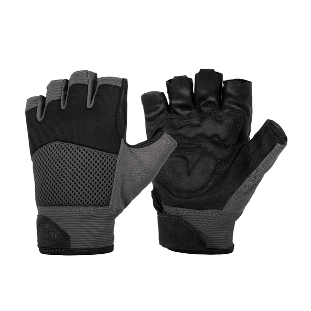 Рукавиці Helikon-Tex HALF FINGER Mk2 GLOVES, Shadow Grey/Black L/Regular (RK-HF2-NE-0135B) - изображение 1