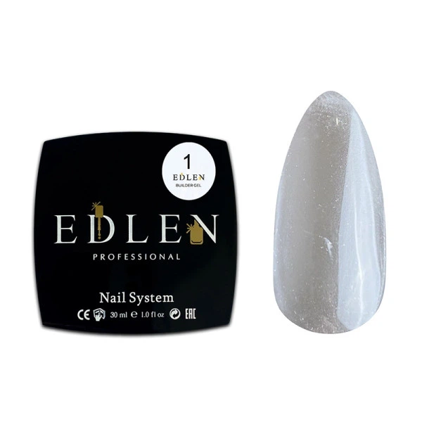 Гель строительный Edlen Professional Builder Gel 01 Clear прозрачный 30 мл (2100994226719) - Фото 1 Гель строительный Edlen Professional Builder Gel 01 Clear прозрачный 30 мл (2100994226719) - изображение 1