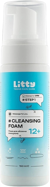 Пенка для лица очищающая - Litty Cleansing Foam 150ml (1188416-995509096-2) - Фото 1 Пенка для лица очищающая - Litty Cleansing Foam 150ml (1188416-995509096-2) - изображение 1