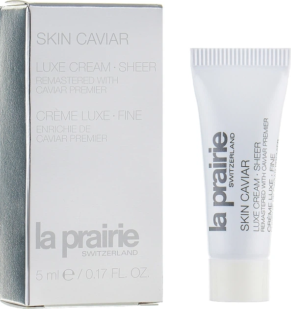 Легкий укрепляющий и подтягивающий крем - La Prairie Skin Caviar Luxe Cream Sheer (пробник) 5ml (5ml) (1178458-1571839-2) - Фото 1 Легкий укрепляющий и подтягивающий крем - La Prairie Skin Caviar Luxe Cream Sheer (пробник) 5ml (5ml) (1178458-1571839-2) - изображение 1