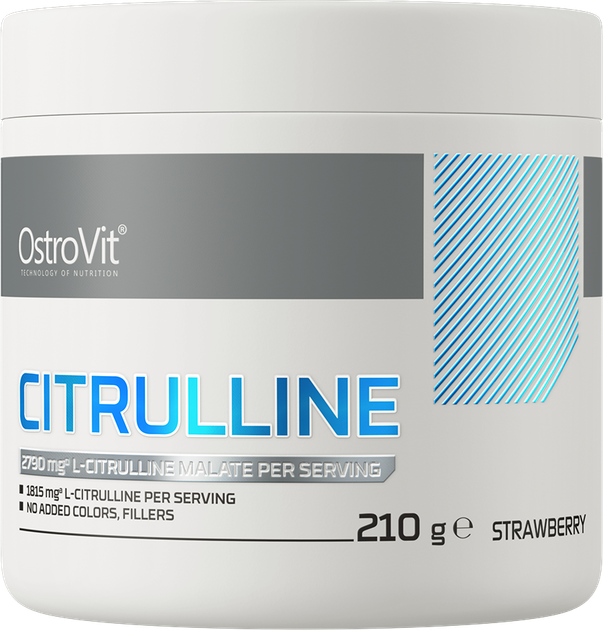 Амінокислота OstroVit Citrulline 210 г Полуниця (5903246223996) - зображення 1