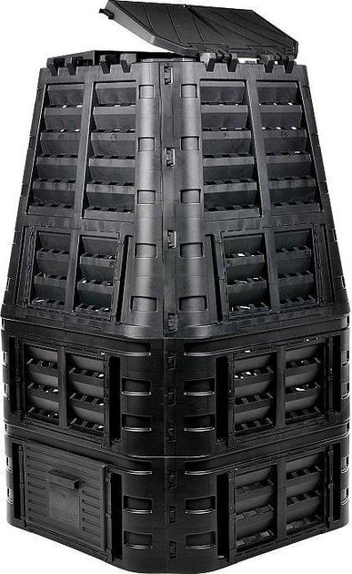 Компостер садовий Ekobat EcoSmart 1000L Black - изображение 5