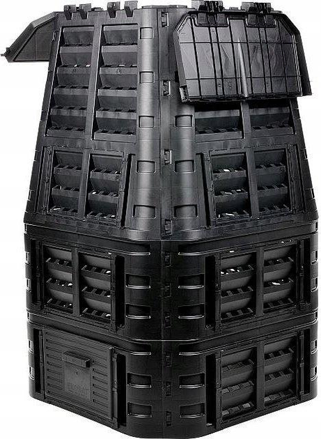 Компостер садовий Ekobat EcoSmart 1000L Black - изображение 7