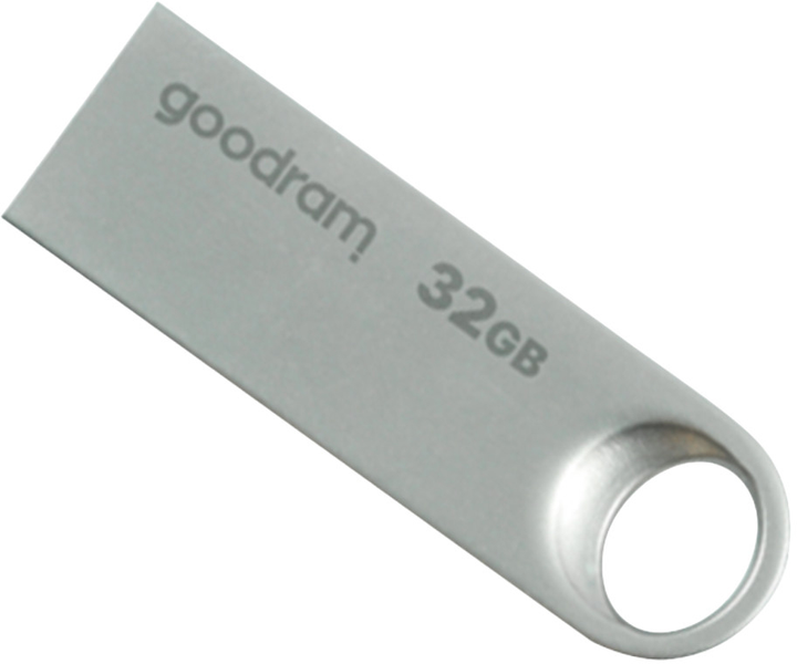 Флеш пам'ять USB Goodram UNO3 32GB USB Type A 3.2 Silver (UNO3-0320S0R11) - зображення 2