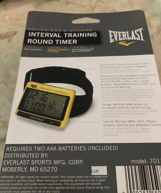 Інтервальний таймер Everlast 7011 для боксу і кроссфіта (7011) - зображення 4