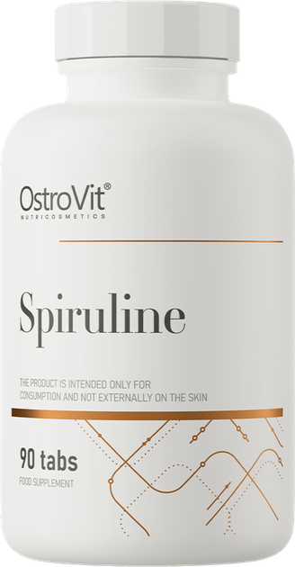 Харчова добавка OstroVit Spiruline 90 таблеток (5902232619331) - зображення 1