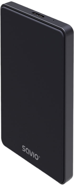 Kieszeń zewnętrzna Savio 2.5" AK-65 External HDD/SSD enclosure USB 3.0 Black (5901986048169) - obraz 5