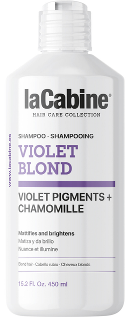 Акція на Шампунь La Cabine Violet blond з Фіолетовими пігментами для Світлого волосся 450 мл від Rozetka