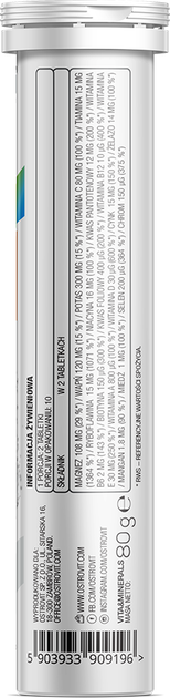 Suplement diety OstroVit Vita&Minerals 20 tabletek Pomarańcza (5903933909196) - obraz 2