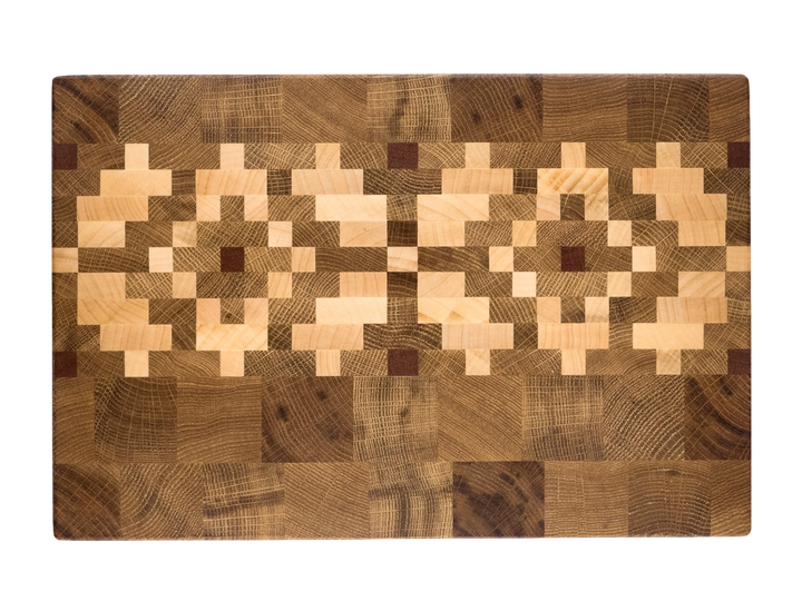 Торцева обробна дошка CUBO Ornament Oak Маленька (30 x 20 x 3.3 см) - Фото 3 Торцева обробна дошка CUBO Ornament Oak Маленька (30 x 20 x 3.3 см) - зображення 3