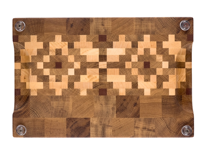 Торцева обробна дошка CUBO Ornament Oak Маленька (30 x 20 x 3.3 см) - Фото 4 Торцева обробна дошка CUBO Ornament Oak Маленька (30 x 20 x 3.3 см) - зображення 4