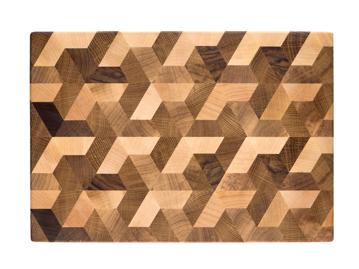 Торцева обробна дошка CUBO 3D YYY Маленька (30 x 20 x 3.3 см) - Фото 3 Торцева обробна дошка CUBO 3D YYY Маленька (30 x 20 x 3.3 см) - зображення 3