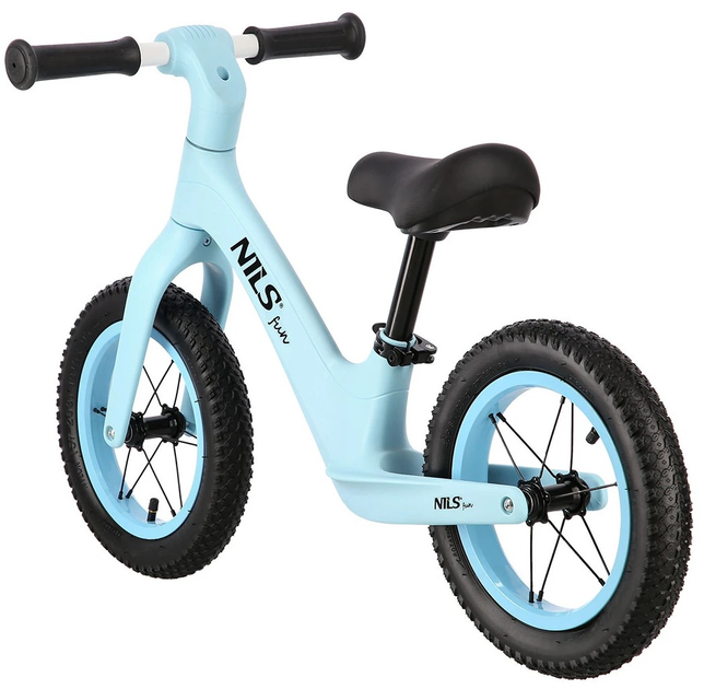 Rowerek biegowy NILS FUN RB100 Blue (5907695544466) - obraz 2