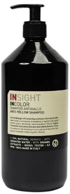 Szampon Insight Incolor niwelujący żółte odcienie 900 ml (8029352354014) - obraz 1