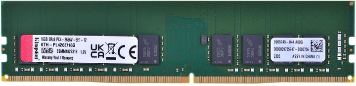 Kingston Kth-Pn424E/16G Hp 16Gb Ddr4, 2400Mhz, Ecc Unbuffered Memory Aries Sodimm