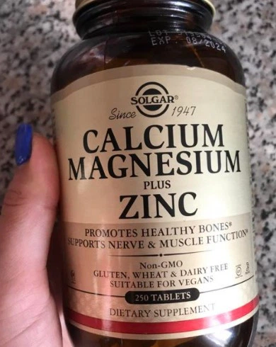 Кальций магний цинк Солгар Solgar Calcium Magnesium plus Zinc 250 таблеток - изображение 11