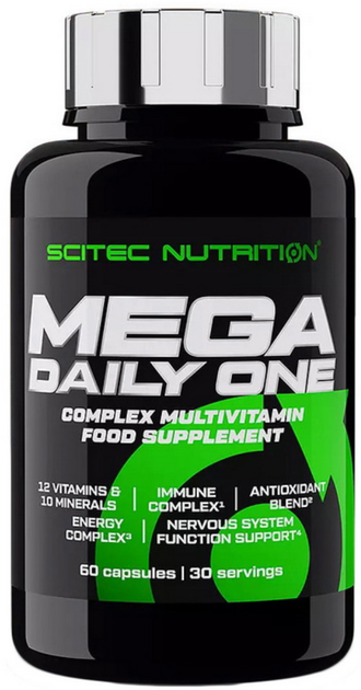 Витамины Scitec Mega Daily One Plus 60 капс - изображение 2