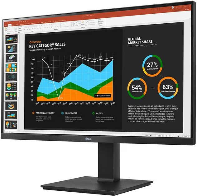 Монітор 27" LG 27BQ75QB-B - зображення 3