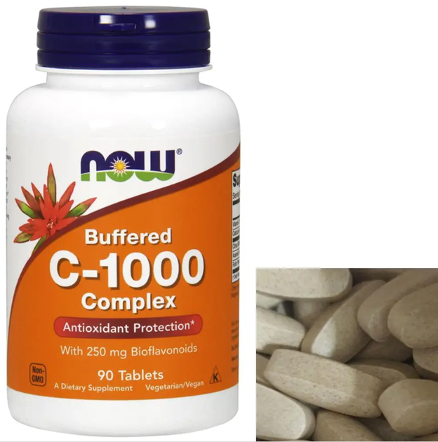 Витамин С NOW C-1000 Complex Buffered 90 таб - изображение 5
