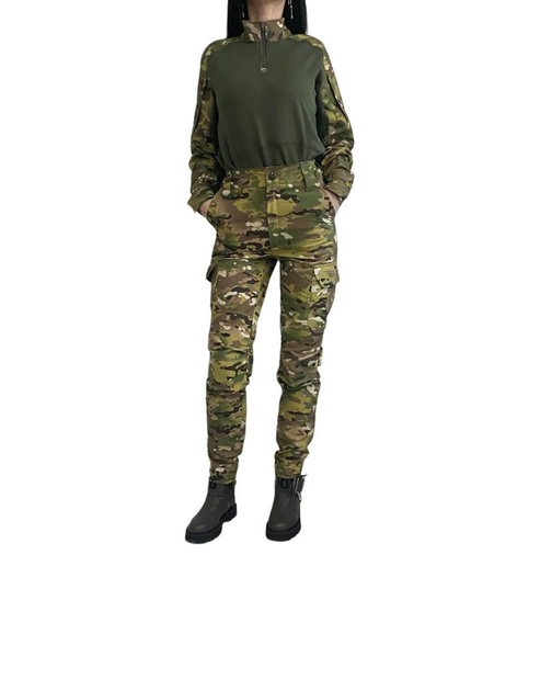 Женские тактические штаны 54 мультикам - изображение 1