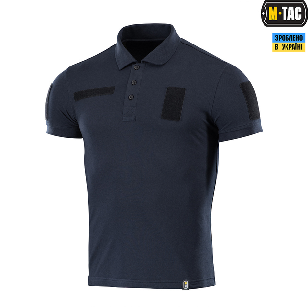 Тактическое поло Navy M-Tac Dark Blue 65/35 3XL - изображение 1