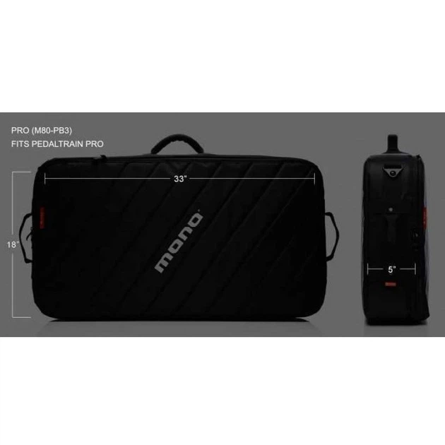 Чехол для педалборда MONO M80-PB3-BLK PRO - Фото 4 Чехол для педалборда MONO M80-PB3-BLK PRO - изображение 4