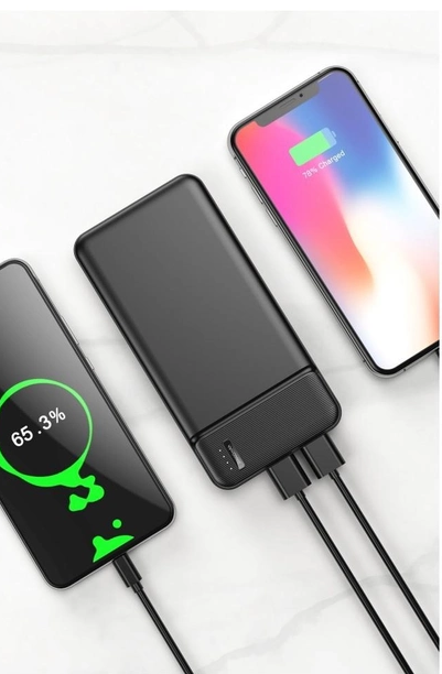 Портативная батарея Maxlife power bank MXPB-01 20000 mAh Black - изображение 2