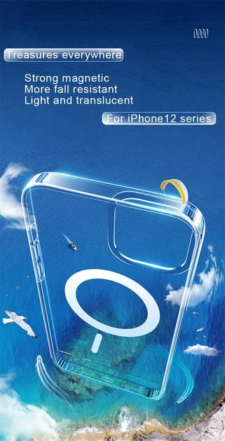 Чохол Cosmic Acrylic MagSafe HQ for Apple iPhone 11 Transparent - изображение 5