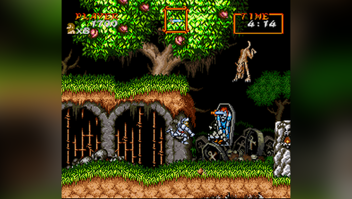 Игра Nintendo SNES Super Ghouls 'n Ghosts Europe Английская Версия Только Картридж Б/У - изображение 2