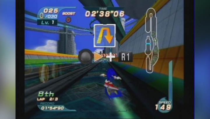 Игра Sony PlayStation 2 Sonic Riders Europe Английская Версия Б/У - изображение 5